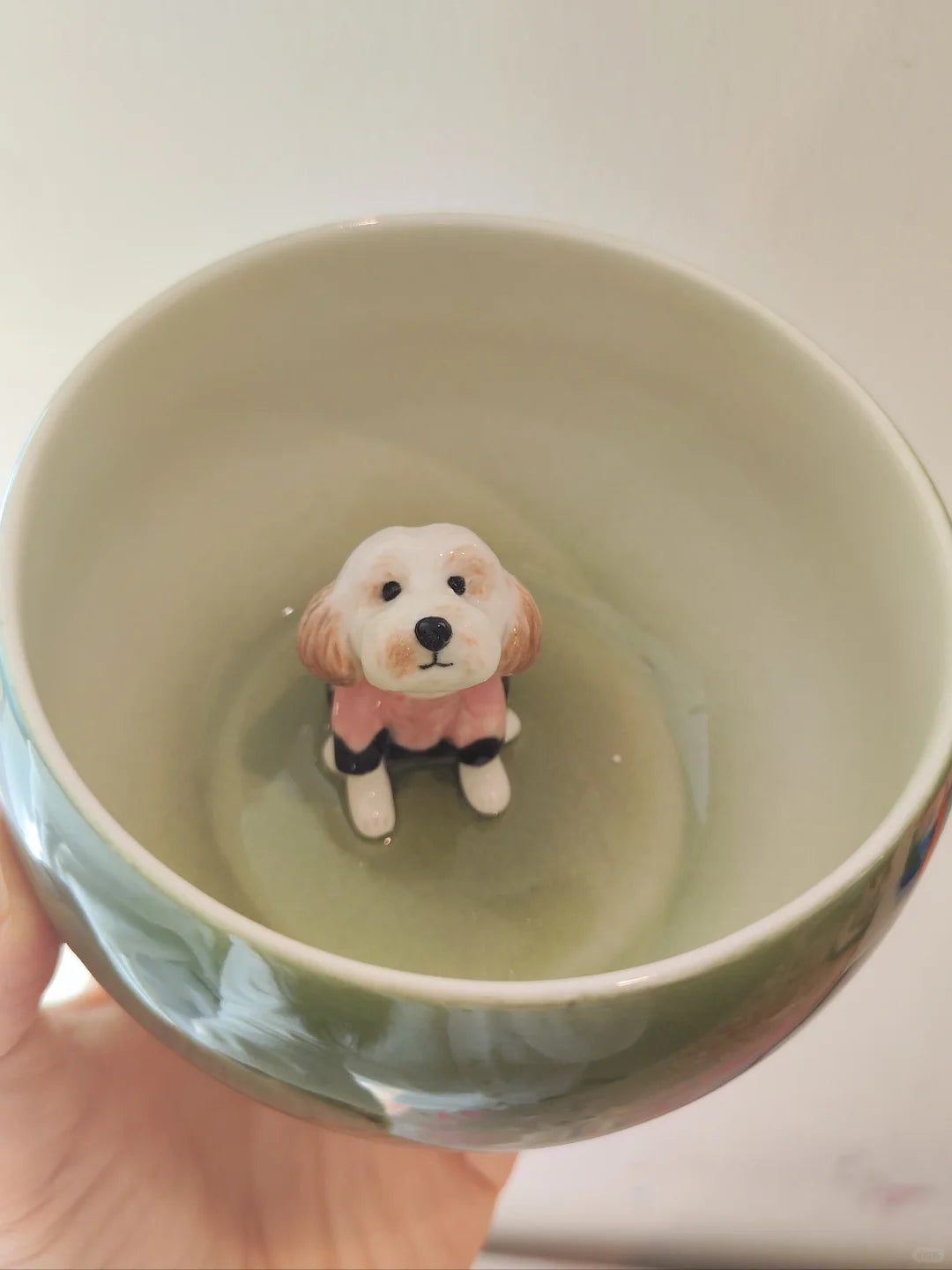 Custom Ceramic Pet Doll Mug - Pet inside