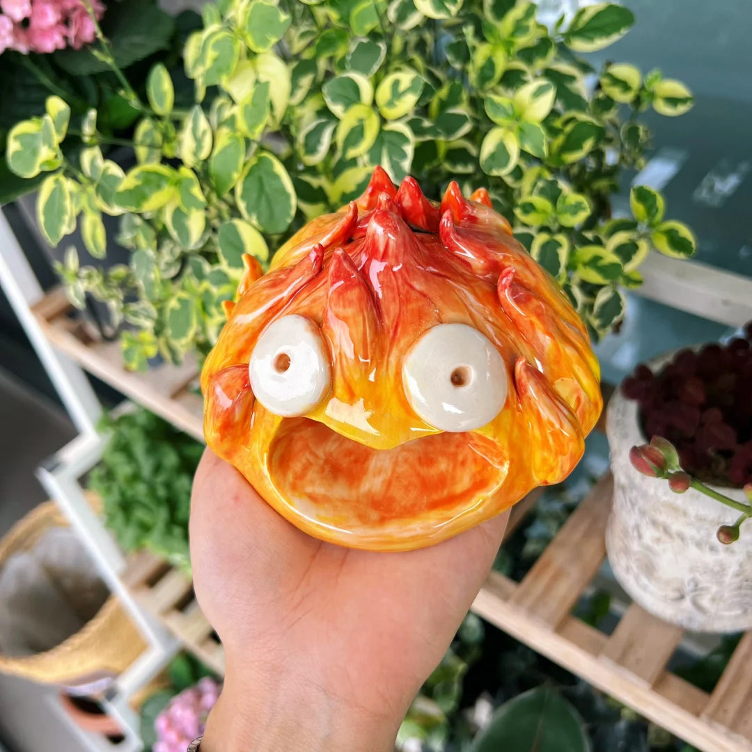 Calcifer handmade ceramic Handmade