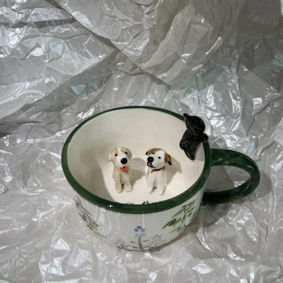 Custom Ceramic Pet Doll Mug - Pet inside