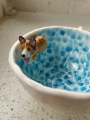 Custom pottery pet swimming cup