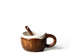 Coconut white coffee mug