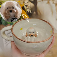 Custom Ceramic Pet Doll Mug - Pet inside