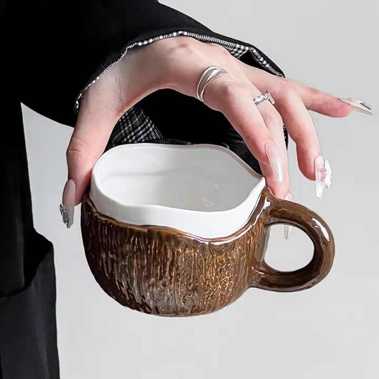 Coconut white coffee mug